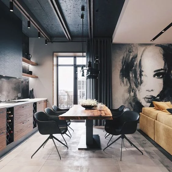 Оформление кухни в стиле лофт Loft Look Оформление кухни в стиле лофт