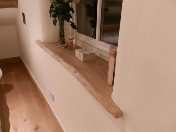 Подоконники из массива дуба в современном интерьере Loft Look Подоконники из массива дуба в современном интерьере