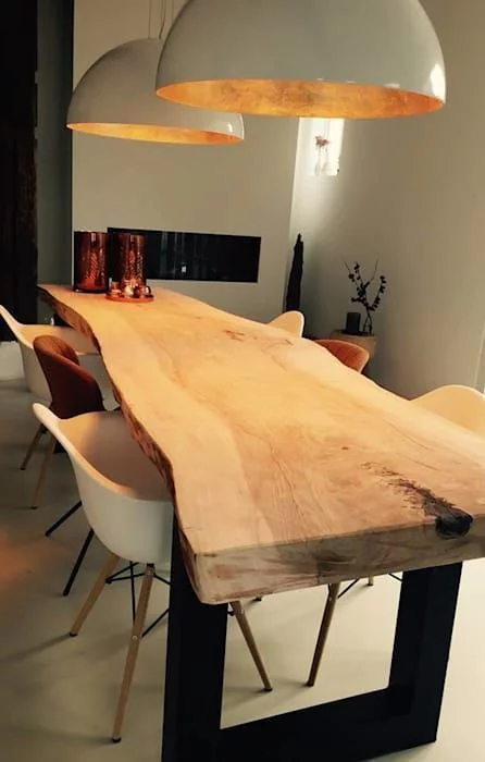 Столы из массива дерева опять в тренде Loft Look Столы из массива дерева опять в тренде