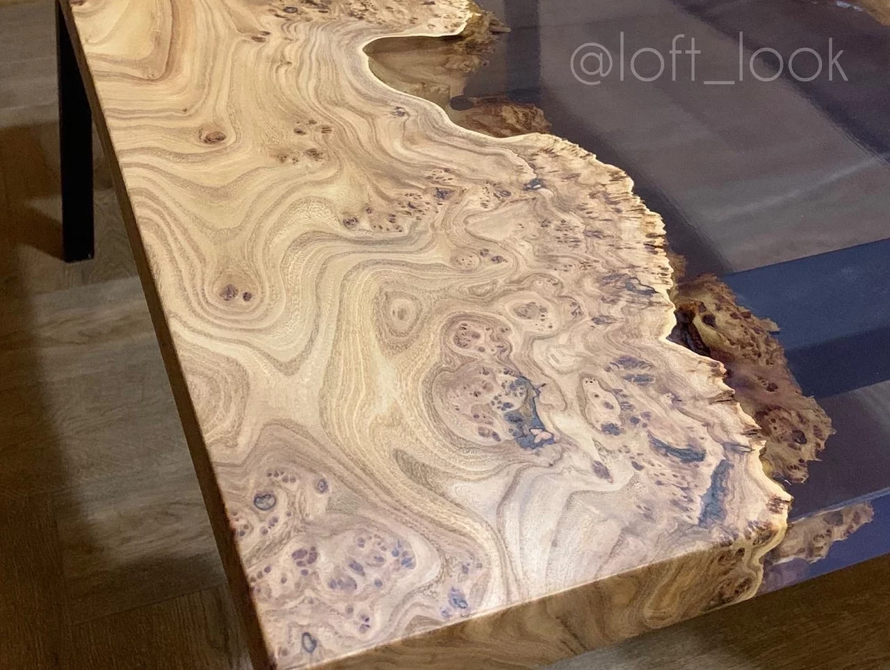 Elm burl table — фото 4