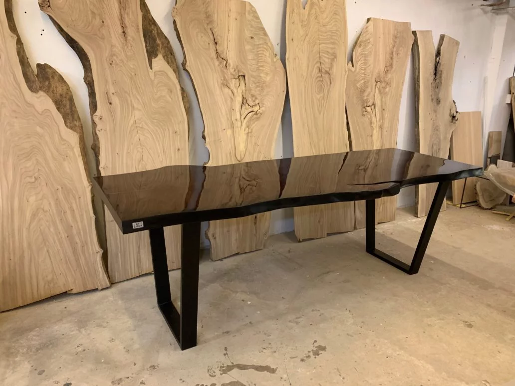 Cedar nut slab table — фото 5