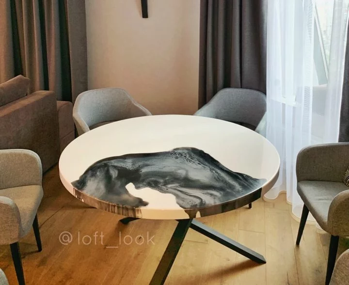 Round loft dining table — фото 6