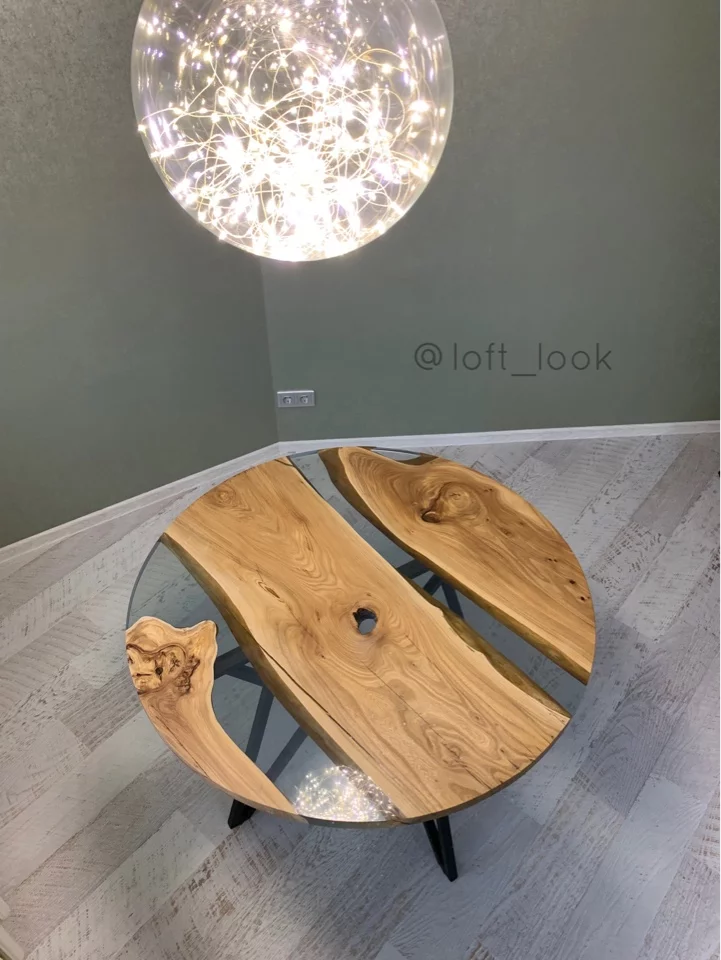Round Slab Coffee Table — фото 3