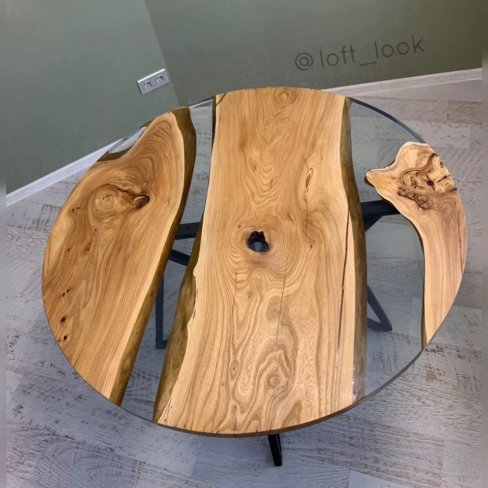 Round Slab Coffee Table — фото 4