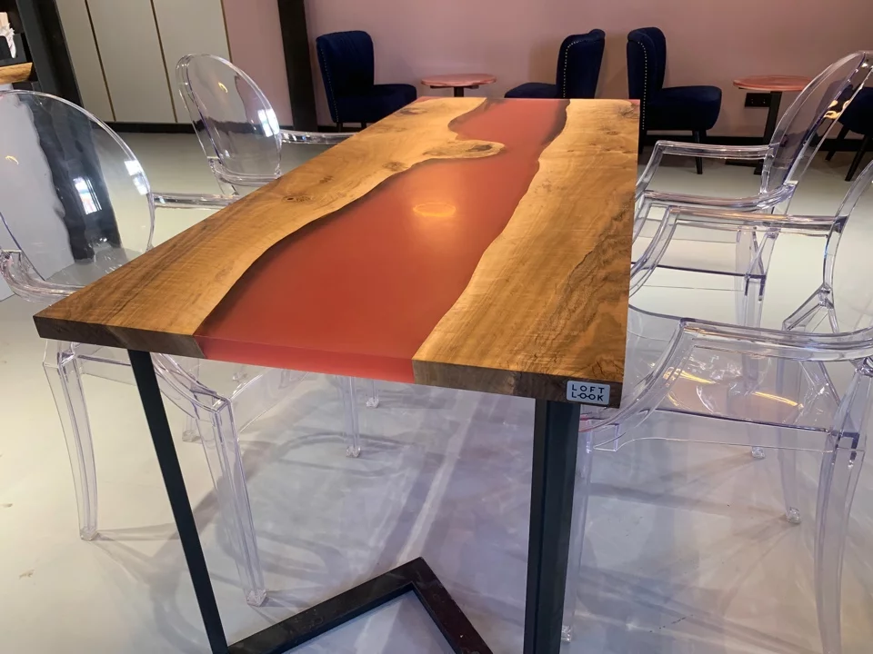Walnut river table — фото 3