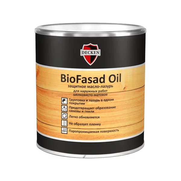 Масло-лазурь Decken BIOFASAD OIL