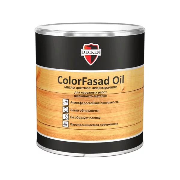 Цветное масло для дерева Decken COLORFASAD OIL