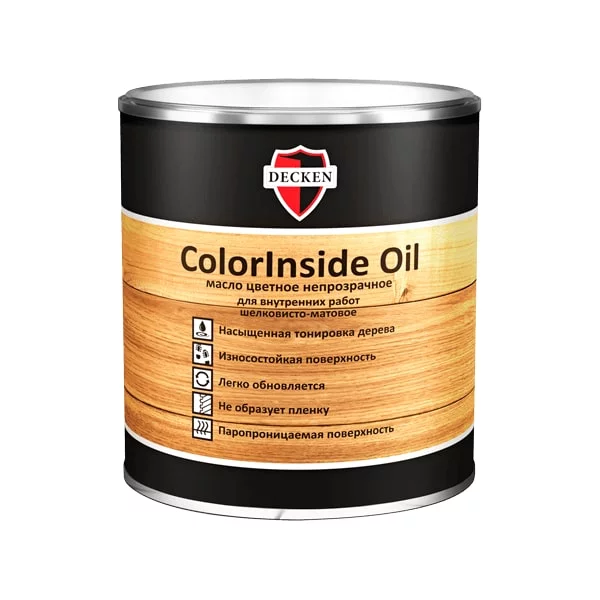 Цветное масло для интерьера Decken COLORINSIDE OIL