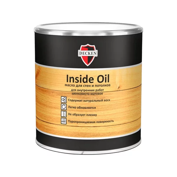 Масло для стен и потолков Decken INSIDE OIL