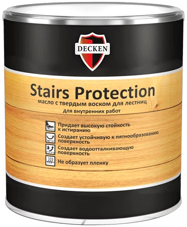 Масло для лестниц с твердым воском Decken STAIRS PROTECTION Loft Look Масло для лестниц с твердым воском Decken STAIRS PROTECTION — фото 2