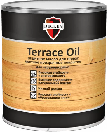 Масло для террас Decken TERRACE OIL Loft Look Масло для террас Decken TERRACE OIL — фото 2