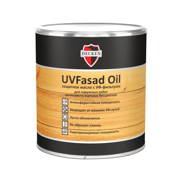 Масло с УФ-фильтром для дерева Decken UVFASAD OIL