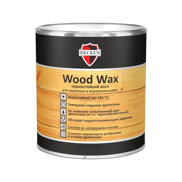 Термостойкий воск Decken WOOD WAX