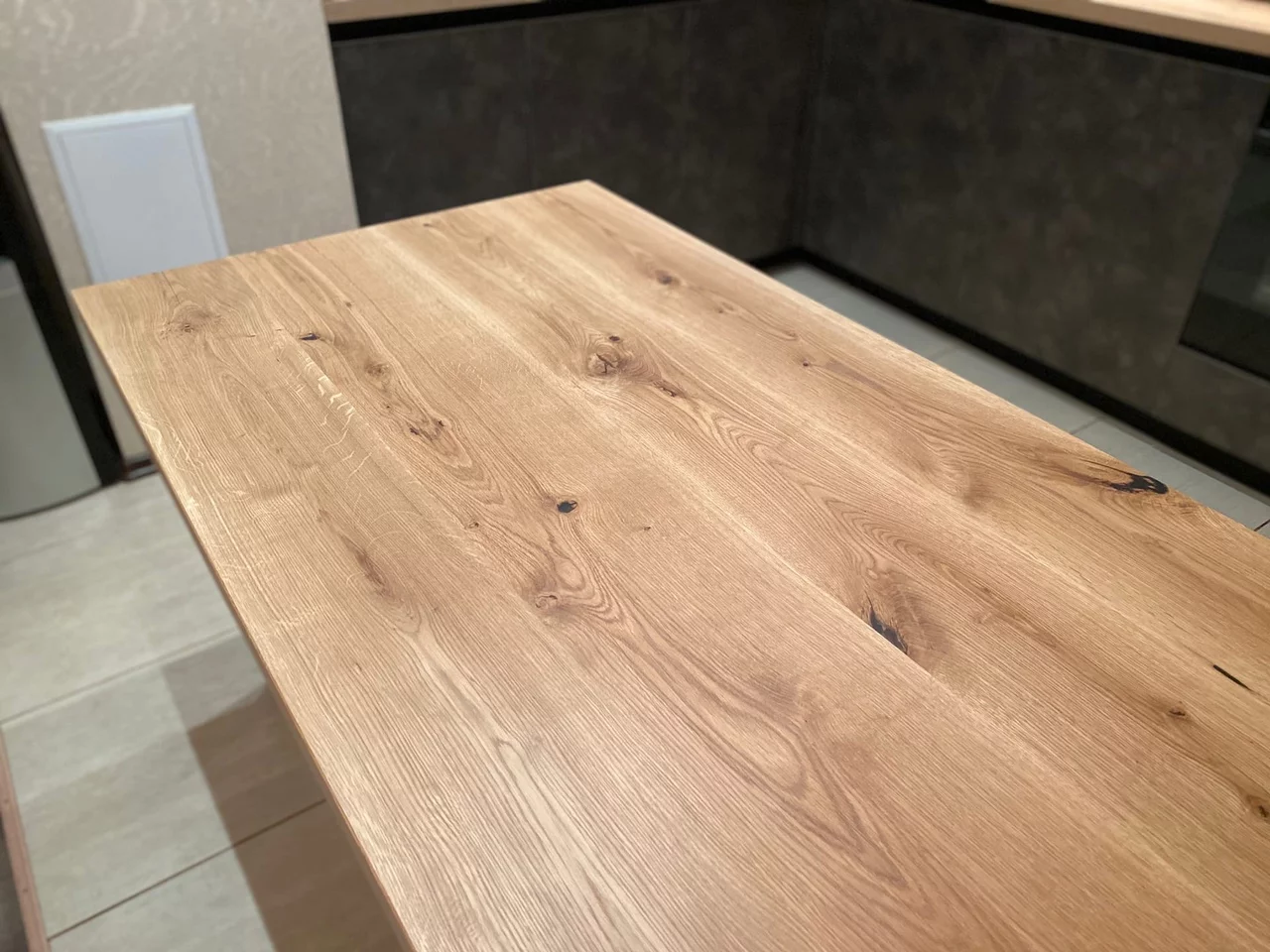 Solid oak table for the kitchen — фото 5