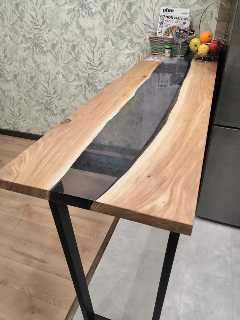 Bar counter from solid elm — фото 4