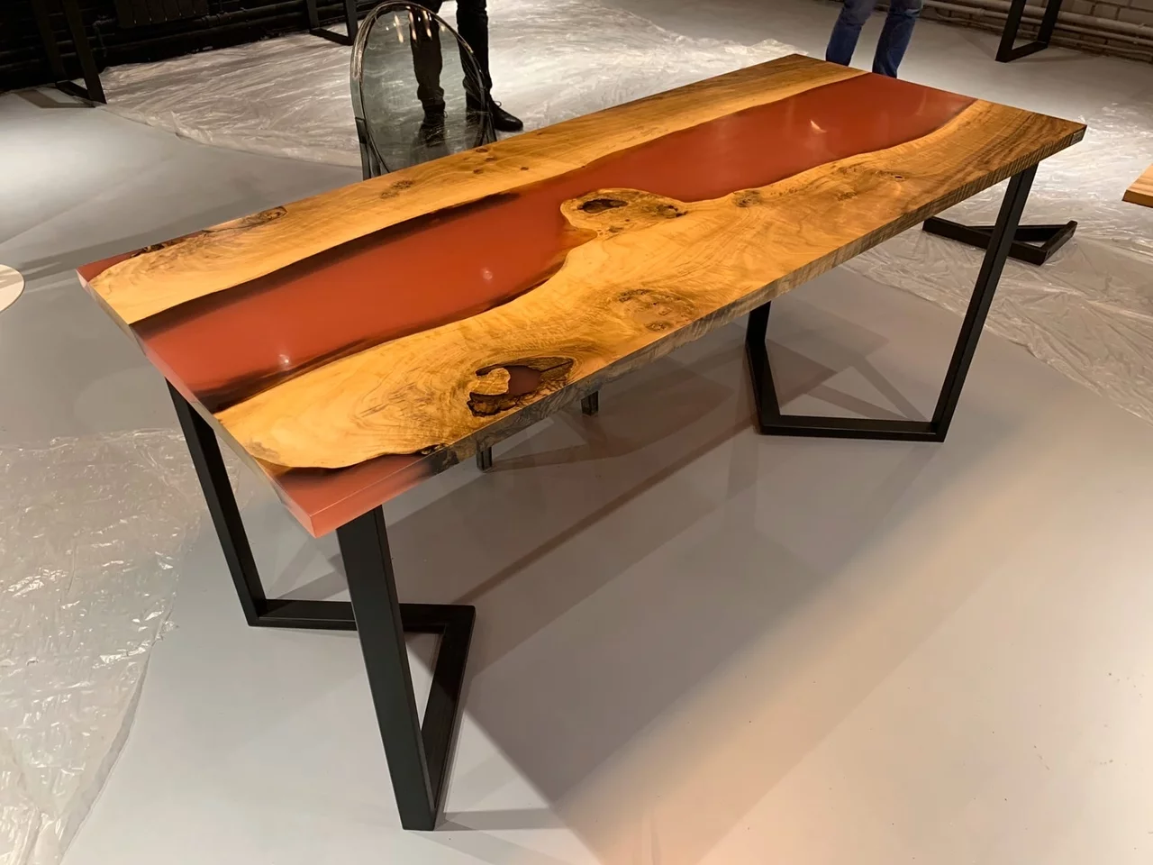 Walnut river table — фото 7