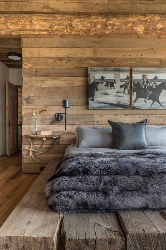Амбарная доска в интерьере Loft Look Амбарная доска в интерьере