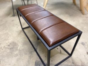 Leather bench — фото 8