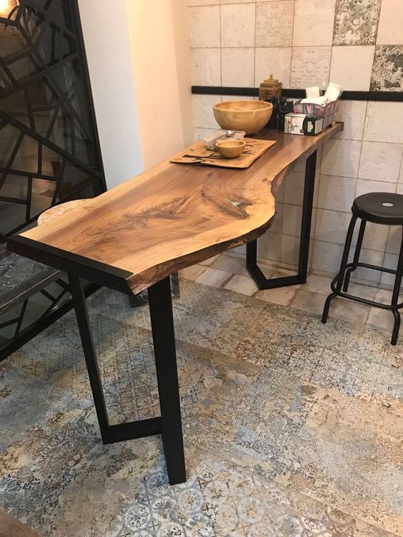 Столы из массива дерева опять в тренде Loft Look Столы из массива дерева опять в тренде