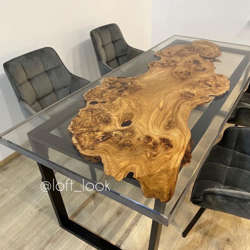Как выбрать стол из слэба с эпоксидной смолой: полный гид от мастерской Loft Look Как выбрать стол из слэба с эпоксидной смолой: полный гид от мастерской